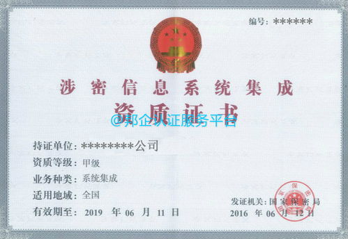 企業(yè)涉密信息系統(tǒng)集成資質(zhì)認證的作用與網(wǎng)絡技術(shù)服務